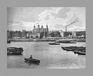 York Son Prints: The Tower of London, c1900. Artist: York & Son