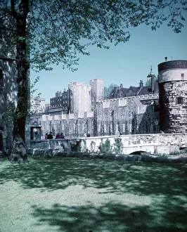 Fortress Prints: The Tower of London, c1955. Creator: Arthur Charles Kirby Ware