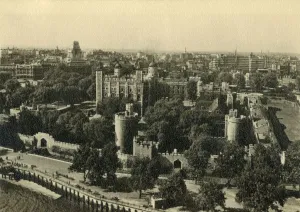 Tower of London. General View from the South, c1920. Creator: Unknown