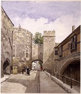 Images Dated 6th June 2018: Tower of London, London, 1883. Artist: John Crowther