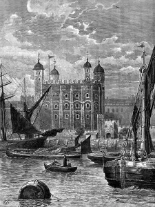 Restoration Prints: The Tower of London: showing the White Tower