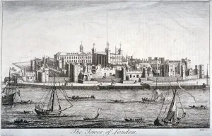 William Henry Toms Prints: Tower of London, Stepney, c1750. Artist: William Henry Toms
