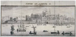 Stepney Prints: Tower of London, Stepney, London, 1737. Artist: Samuel Buck