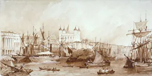 Stepney Prints: Tower of London, Stepney, London, c1840. Artist: William Parrott