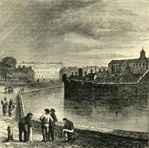 William Henry Prior Prints: The Tower Moat, (c1872). Creator: Unknown
