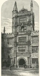 University Gallery: Tower in the Schools Quadrangle, c1870