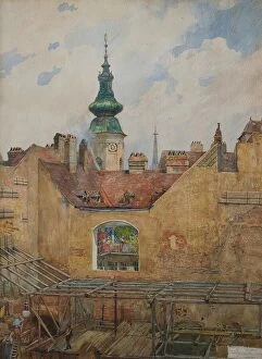 Balcony Collection: Tower of St. Anna, 1914. Creator: Hugo Charlemont