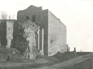 Newnes Prints: Tower from which St Paul descended in a basket, Damascus, Ottoman Syria, 1895. Creator