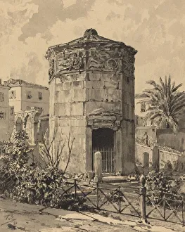 Themistokles Von Eckenbrecher Prints: Tower of Winds, 1890. Creator: Themistocles von Eckenbrecher