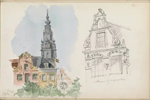 Grote Kerk Prints: Tower of the Zuiderkerk in Amsterdam