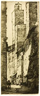 Maclaughlan Donald Shaw Prints: The Towers, 1909. Creator: Donald Shaw MacLaughlan