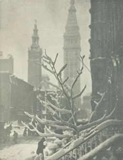 Two Towers, New York, 1911. Creator: Alfred Stieglitz