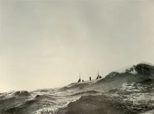 The Towing Steamer Koonya... in a Heavy Sea, 1908, (1909)