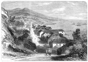 West Indies Prints: The town of Basseterre, Guadaloupe, French West Indies, 1865. Creator: Unknown