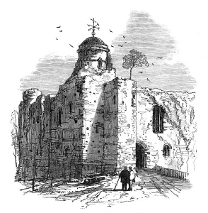 Historic Building Prints: The Town and Camp of Colchester: the Castle, 1869. Creator: Unknown