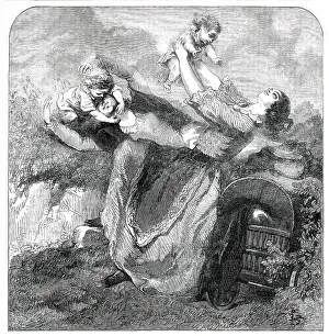 Joyful Prints: Town and Country Children - drawn by Gavarni, 1850. Creator: Unknown