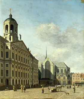Town Hall Prints: The Town Hall in Amsterdam, c1674. Creator: Gerrit Berckheyde