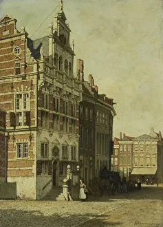 City Hall Prints: The Town Hall, The Hague, c.1875-c.1907. Creator: Karel Klinkenberg