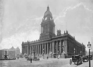 West Yorkshire Gallery: The Town Hall, Leeds, c1896. Artist: Hudson