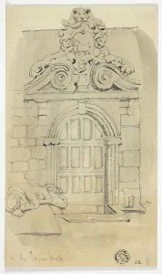 Alfred Croquis Prints: In the Town Hall, n.d. Creator: Daniel Maclise