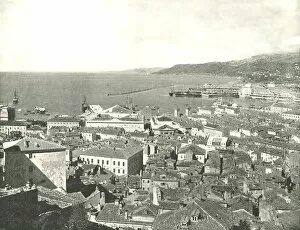 Adriatic Collection: Town and harbour, Trieste, Italy, 1895. Creator: W &s Ltd