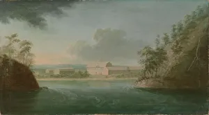 Schillmark Nils Prints: The town of Heinola on the Jyrängönvirta