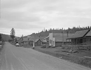 This town is nearly deserted since the sawmill shut down, Tamarack, Adams County, Idaho, 1939. Creator: Dorothea Lange