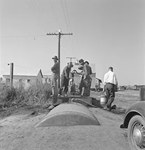 Pump Prints: Town pump of Tulelake at railroad yard