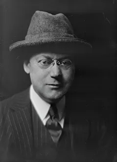 Pinstripe Prints: Towne, Charles Hanson, Mr. portrait photograph, not before 1916. Creator: Arnold Genthe