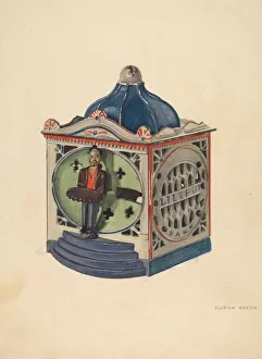 Savings Prints: Toy Bank, c. 1937. Creator: Florian Rokita