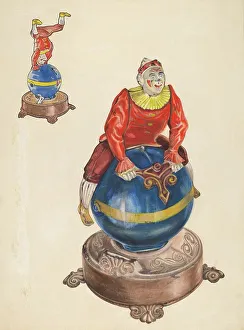 Toy Bank Prints: Toy Bank, c. 1937. Creator: Lew Tower