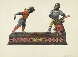 Savings Prints: Toy Bank, c. 1938. Creator: Ethel Clarke
