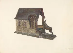 Saving Gallery: Toy Bank, c. 1940. Creator: William O. Fletcher