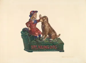 Edward L Loper Prints: Toy Bank: Speaking Dog, 1935 / 1942. Creator: Edward L Loper