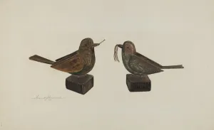 String Gallery: Toy Birds, 1939. Creator: Frank Budash