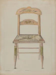 Edith Magnette Prints: Toy Chair, c. 1936. Creator: Edith Magnette