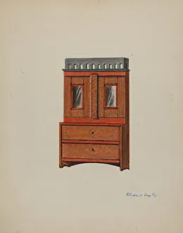 Furniture And Gt Prints: Toy Cupboard, c. 1939. Creator: Richard Taylor
