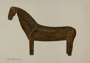 Frank Budash Prints: Toy Horse, 1935 / 1942. Creator: Frank Budash