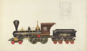 Engine Gallery: Toy Locomotive, c. 1936. Creator: Alice Stearns