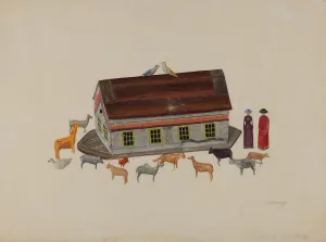 Makrenos Chris Gallery: Toy Noahs Ark, c. 1937. Creator: Chris Makrenos