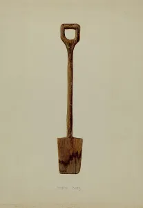 Shovel Prints: Toy Shovel, c. 1937. Creator: Eugene Bartz