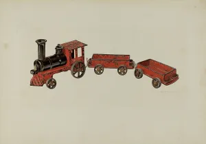 Toy Train, c. 1940. Creator: Robert Clark