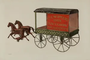 Johnson Philip Prints: Toy Wagon, 1935 / 1942. Creator: Philip Johnson
