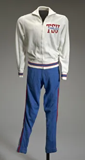 Track suit for the TSU Tigerbelles worn by Chandra Cheeseborough, 1977