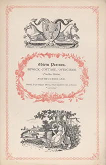 Tradeswoman Prints: Trade Card for Edwin Pearson, 19th century. Creator: Anon