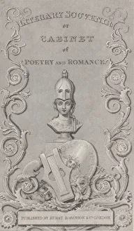 Trade Card for Literary Souvenir, 19th century. Creator: Robert Baker Trade Card for Literary Souvenir, 19th century. Creator: Robert Baker