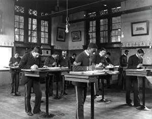 Mechanical Engineering Prints: Trade school. Mechanical drawing
