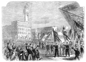Demonstrators Prints: Trades demonstration at Florence against the temporal power of the Pope