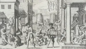 Scissors Prints: Trades Practiced in Bologna, c1640. Creators: Francesco Curti, Agostino Parisini