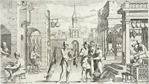 Trades Practiced in Bologna, c1640. Creators: Francesco Curti, Agostino Parisini